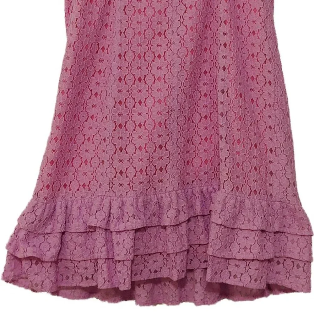 Lilly Pulitzer Franco Strapless Lace Dress in Hyacinth Pink & Petal Pusher Lace - Picture 7 of 10